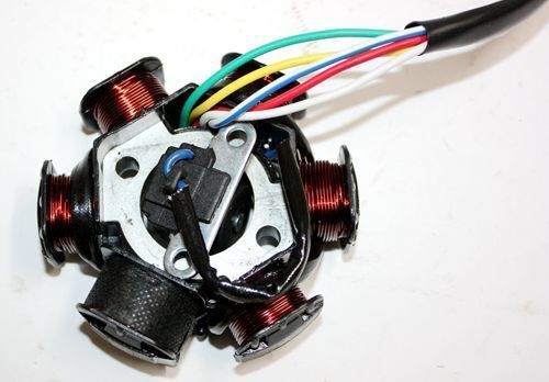 6 Coil Pole Magneto Flywheel Stator GY6 125cc 150cc PIT Quad Dirt Bike ATV Buggy