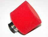 RED 35mm Angle Bent Foam Air Filter Pod Cleaner PIT Quad Dirt Bike ATV Buggy