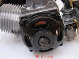 6 Teeth 49cc 2 Stroke Pull Start Engine Motor Mini Dirt Pocket ATV Quad Bike PIT