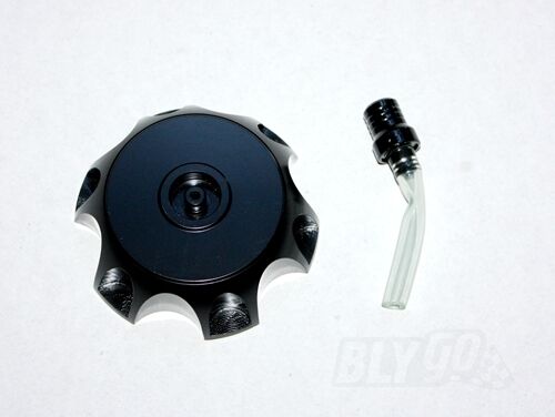 BLACK Alloy Gas Fuel Petrol Tank Cap + Breather 110cc 125cc PIT Trail Dirt Bike