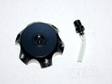 BLACK Alloy Gas Fuel Petrol Tank Cap + Breather 110cc 125cc PIT Trail Dirt Bike