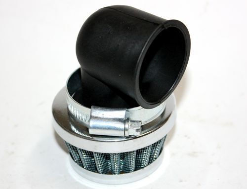35mm Bent Angled Air Filter Pod Cleaner 90cc 110cc PIT QUAD DIRT BIKE ATV Buggy