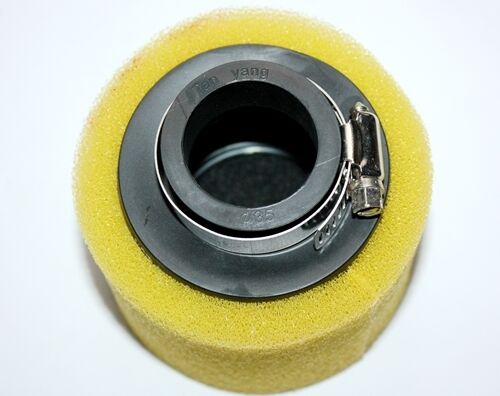 YELLOW 35mm Foam Air Filter Pod Cleaner 50cc 110cc PIT Quad Dirt Bike ATV Buggy