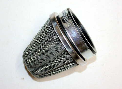 48mm Steel Chrome Pod Air Filter Cleaner PIT PRO Quad Dirt Bike ATV Dune Buggy