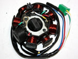 8 Coil Pole Magneto Flywheel Stator GY6 125cc 150cc PIT Quad Dirt Bike ATV Buggy