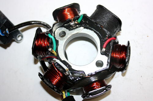 6 Coil Pole Magneto Flywheel Stator 110cc 125cc PIT Quad Dirt Bike ATV Buggy