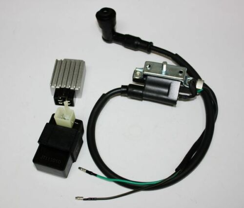 Ignition Coil + CDI UNIT + Regulator 90 110cc 125cc PIT Quad Dirt Bike ATV Buggy--5pin