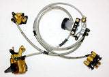 Hydraulic Disc Brake Calipers Pad System 125cc Quad Dirt Bike Dune Buggy Go Kart