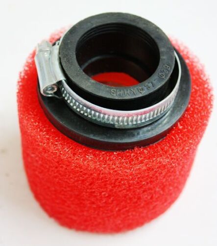 RED 41mm 42mm Foam Air Filter Pod Cleaner 150cc 160 PIT Quad Dirt Bike ATV Buggy