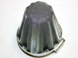48mm Steel Chrome Pod Air Filter Cleaner PIT PRO Quad Dirt Bike ATV Dune Buggy