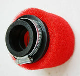 RED 41mm 42mm Foam Air Filter Pod Cleaner 150cc 160 PIT Quad Dirt Bike ATV Buggy