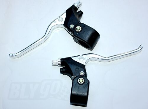 Pair Cable Brake Lever Handle Mini PIT Pocket Rocket Quad Dirt Scooter Bike ATV